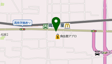 ワッツウィズ高見の里アプロ店の地図画像