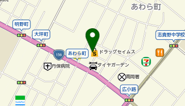 ワッツウィズ高岡セイムス店の地図画像