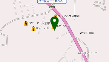 ワッツウィズ鵜方金谷ドラッグセイムス店の地図画像