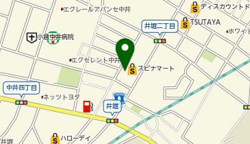 ワッツウィズ中井スピナマート店の地図画像