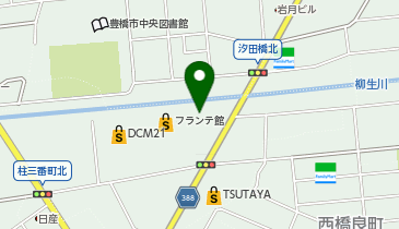 ワッツ汐田フランテ館店の地図画像