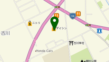 ワッツウィズ古川ダイシン店の地図画像
