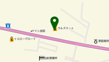 ワッツウィズ松前ラルズマート店の地図画像