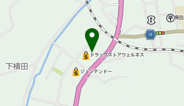 ワッツウィズ横田ウェルネス店の地図画像