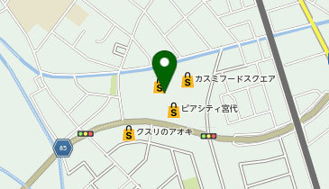 ワッツ宮代カスミ店の地図画像