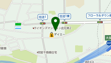 ワッツウィズ此花ダイエー店の地図画像