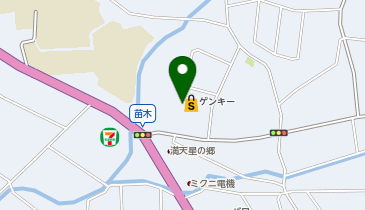 ワッツウィズ苗木ゲンキー店の地図画像