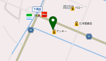 ワッツウィズ養老ゲンキー店の地図画像