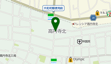 ワッツ高円寺庚申通り店の地図画像