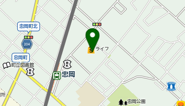 ワッツウィズ忠岡アプロプラス店の地図画像