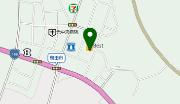 ワッツウィズ光アルク店の地図画像