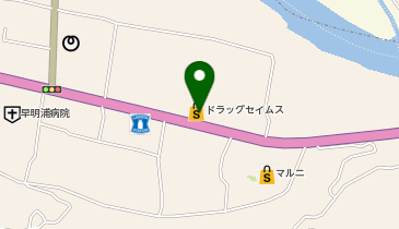 ワッツウィズ土佐田井セイムス店の地図画像