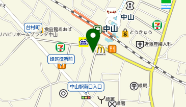 ワッツウィズ中山駅南口ココカラファイン店の地図画像