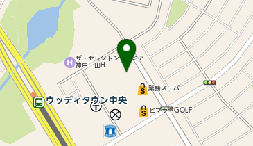 ワッツウィズ兵庫三田ロピア店の地図画像