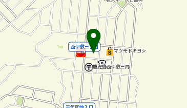 ワッツ伊敷団地タイヨー店の地図画像