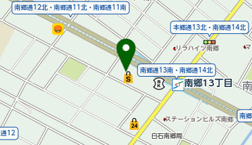 ワッツ南郷13丁目店の地図画像