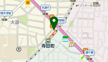 ワッツJR寺田町店の地図画像