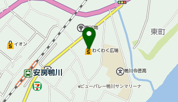 シルク鴨川わくわく広場店の地図画像