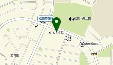 ワッツウィズまつぞのベルフ店の地図画像