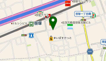 ワッツ笹塚店の地図画像