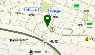 ワッツウィズ下板橋ヨークマート店の地図画像