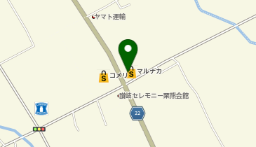 ワッツウィズ栗熊マルナカ店の地図画像
