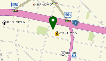ワッツ福知山バザールタウン店の地図画像