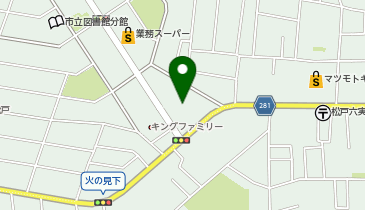 ワッツウィズ松戸六高台四丁目ビッグ・エ-店の地図画像