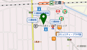 ワッツ三平三鷹店の地図画像