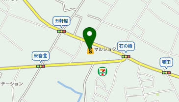 ワッツウィズ来春マルショク店の地図画像