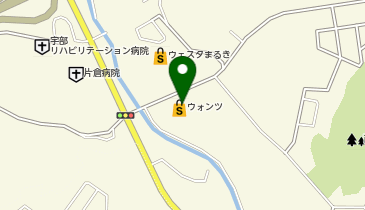 ワッツウィズ宇部西岐波ウォンツ店の地図画像