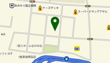 ワッツウィズ青森中央ハッピー・ドラッグ店の地図画像
