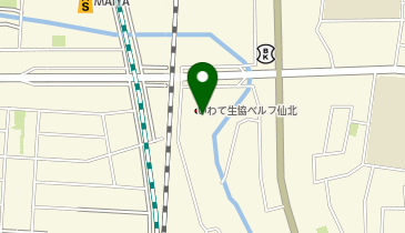 ワッツウィズ仙北ベルフ店の地図画像