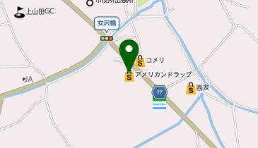 ワッツウィズ千曲上山田アメリカンドラッグ店の地図画像