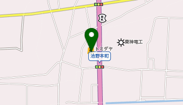 ワッツウィズ池田トミダヤ店の地図画像