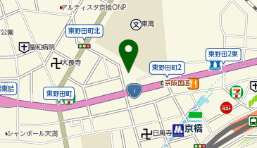ワッツウィズコム・アミジマ店の地図画像