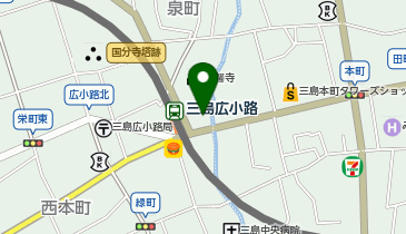 ワッツ 三島広小路店の地図画像