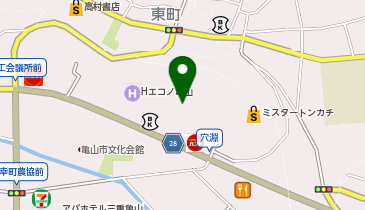 ミーツ亀山エコー店の地図画像