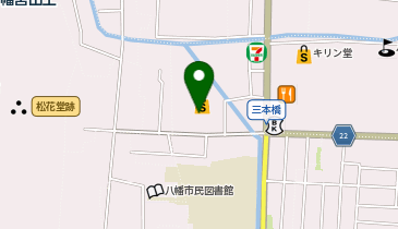 ワッツやわたファミレ店の地図画像