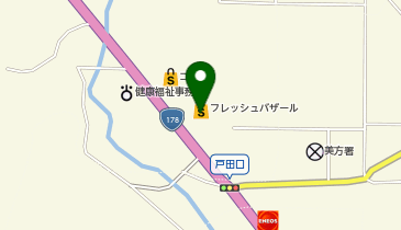 ミーツFB浜坂店の地図画像
