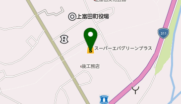 ミーツ上富田スーパーエバグリーン店の地図画像