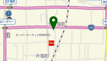 ワッツ大和高田店の地図画像