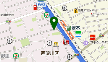 ミーツ塚本店の地図画像