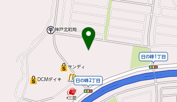 ワッツコアキタマチ店の地図画像