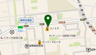シルク鴫野西コノミヤ店の地図画像