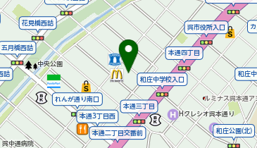 ミーツ呉店の地図画像