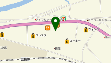 ミーツ三次店の地図画像