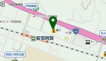 ワッツ阿賀藤三店の地図画像