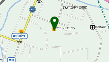 ミーツ出水プラッセだいわ店の地図画像