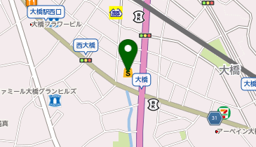 ミーツ大橋マックスバリュ店の地図画像